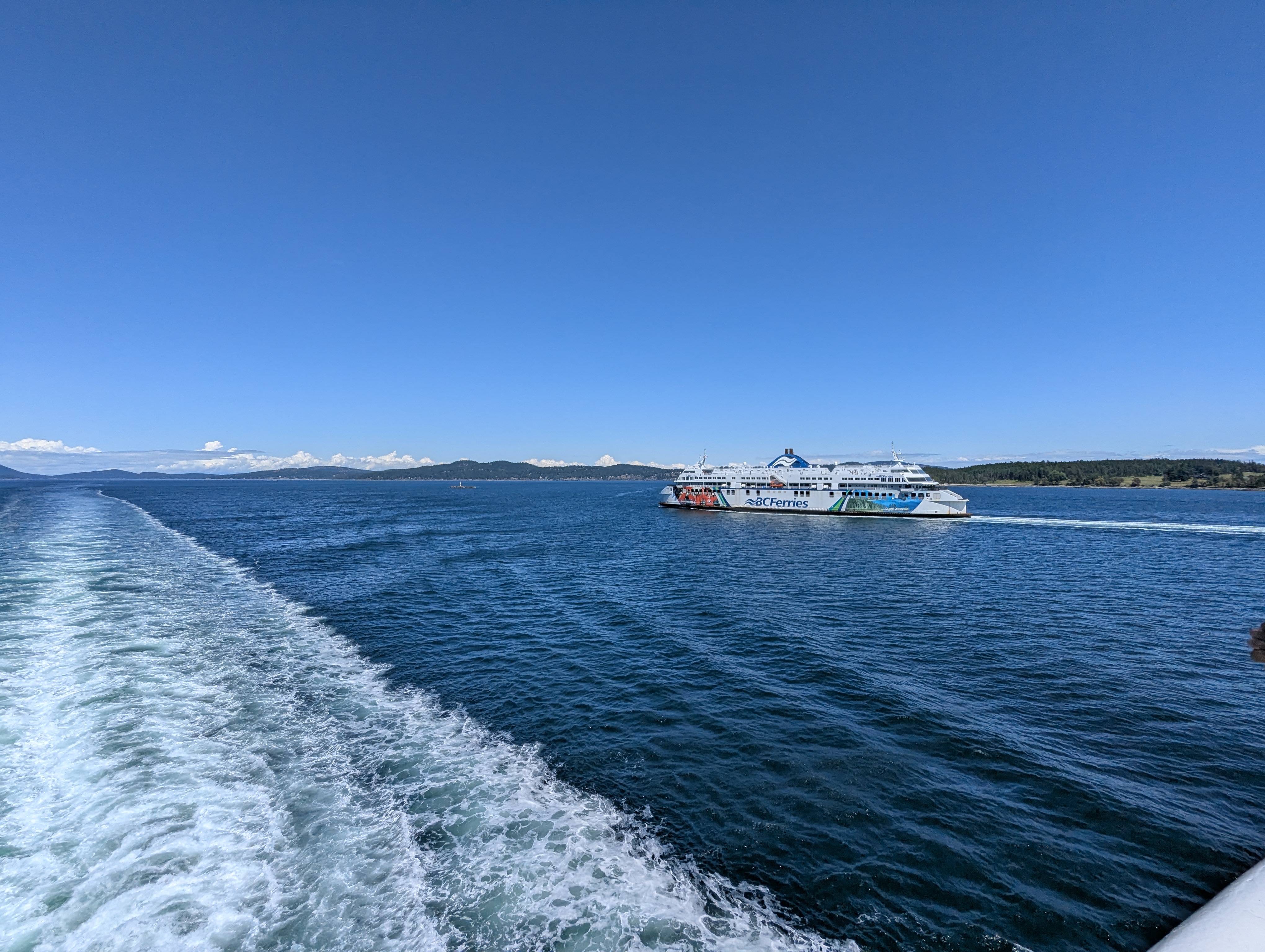 Birthday Trip to Canada, Ferry, Vancouver Island, British Columbia